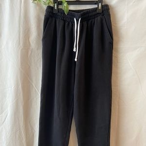 Black Jogger Sweatpants